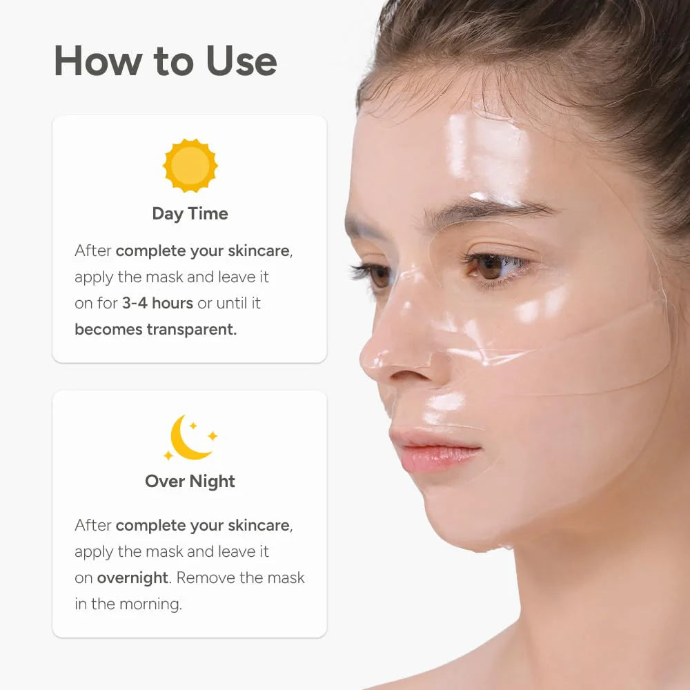 SUNGBOON 韓國 深層膠原蛋白透明質酸 B5保濕隔夜面膜4片