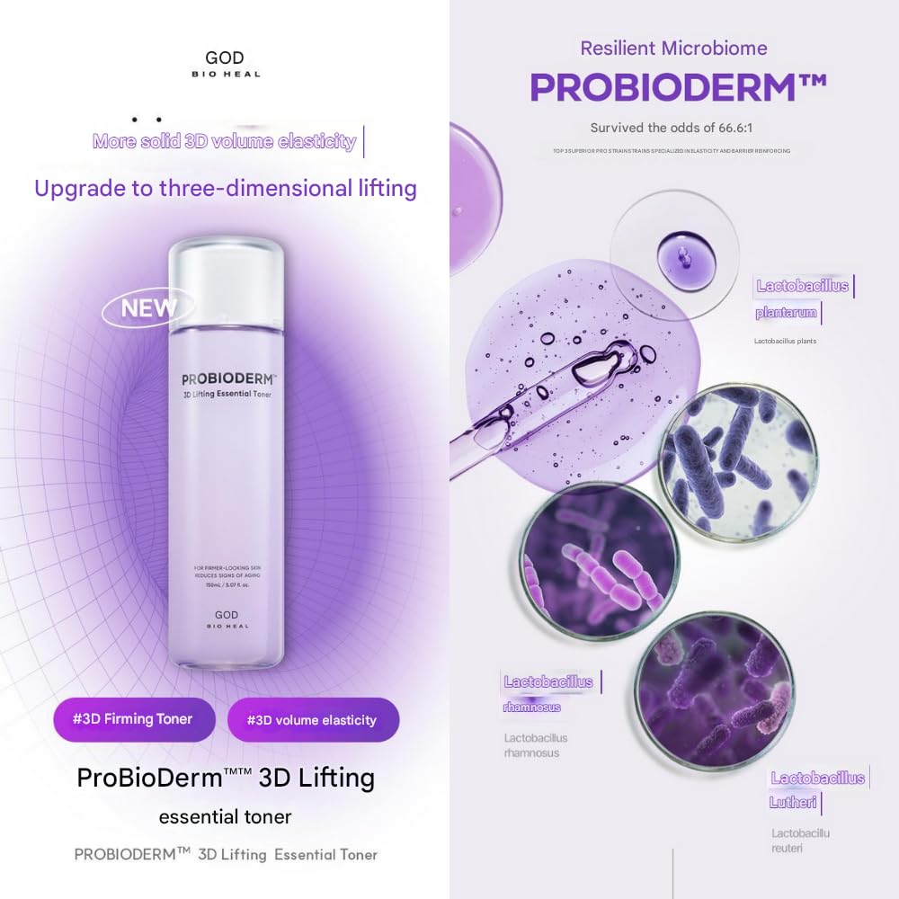 Bioheal BOH Probioderm 3D Lifting Skin Care Special Set (Essential Toner 150ml + Emulsion 150ml)