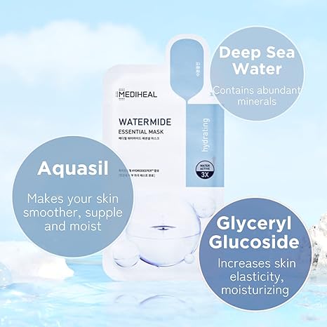 Mediheal Watermide Essential Face Mask 10pcs