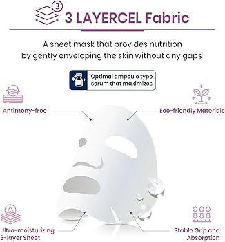 Vaseline 韓國 凡士林亮白面膜 10片