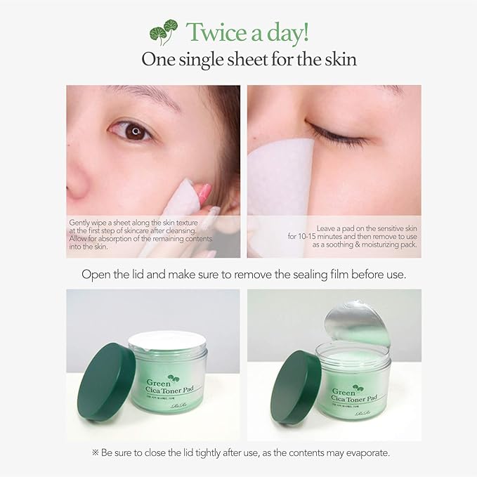 Rire Green Cica Toner Pad 70ea