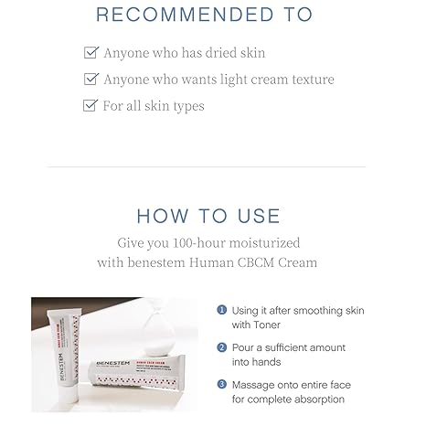 BENESTEM Human CBCM Cream 50ml/150ml