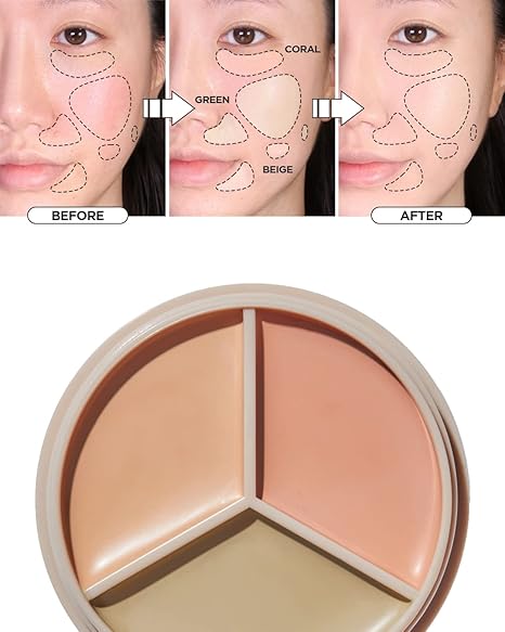The Saem Cover Perfection Triple Pot Concealer 4.5g