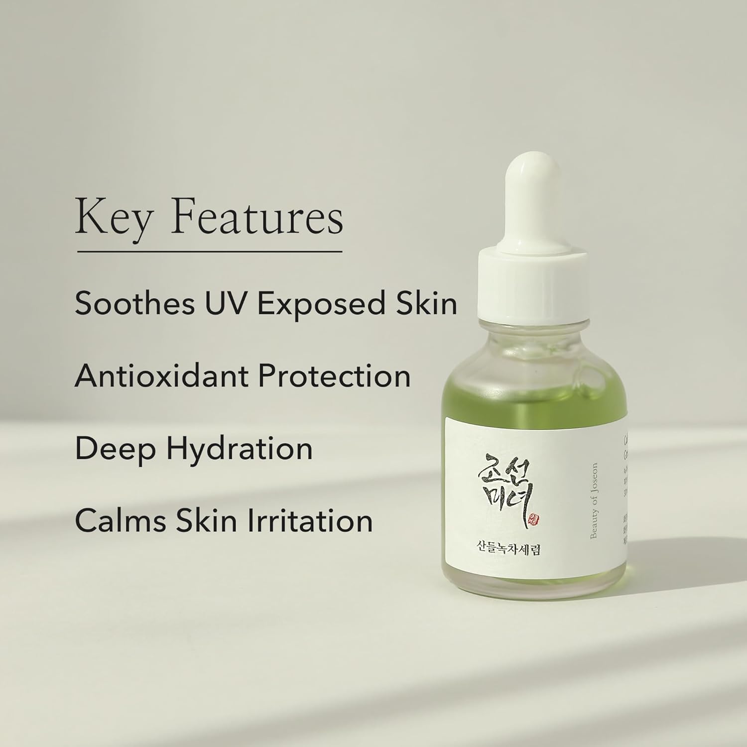 BEAUTY OF JOSEON Green Tea + Panthenol Calming Serum 30ml