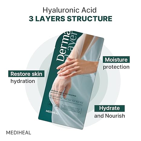 Mediheal Derma Layer Hand Mask 5 Pair/box