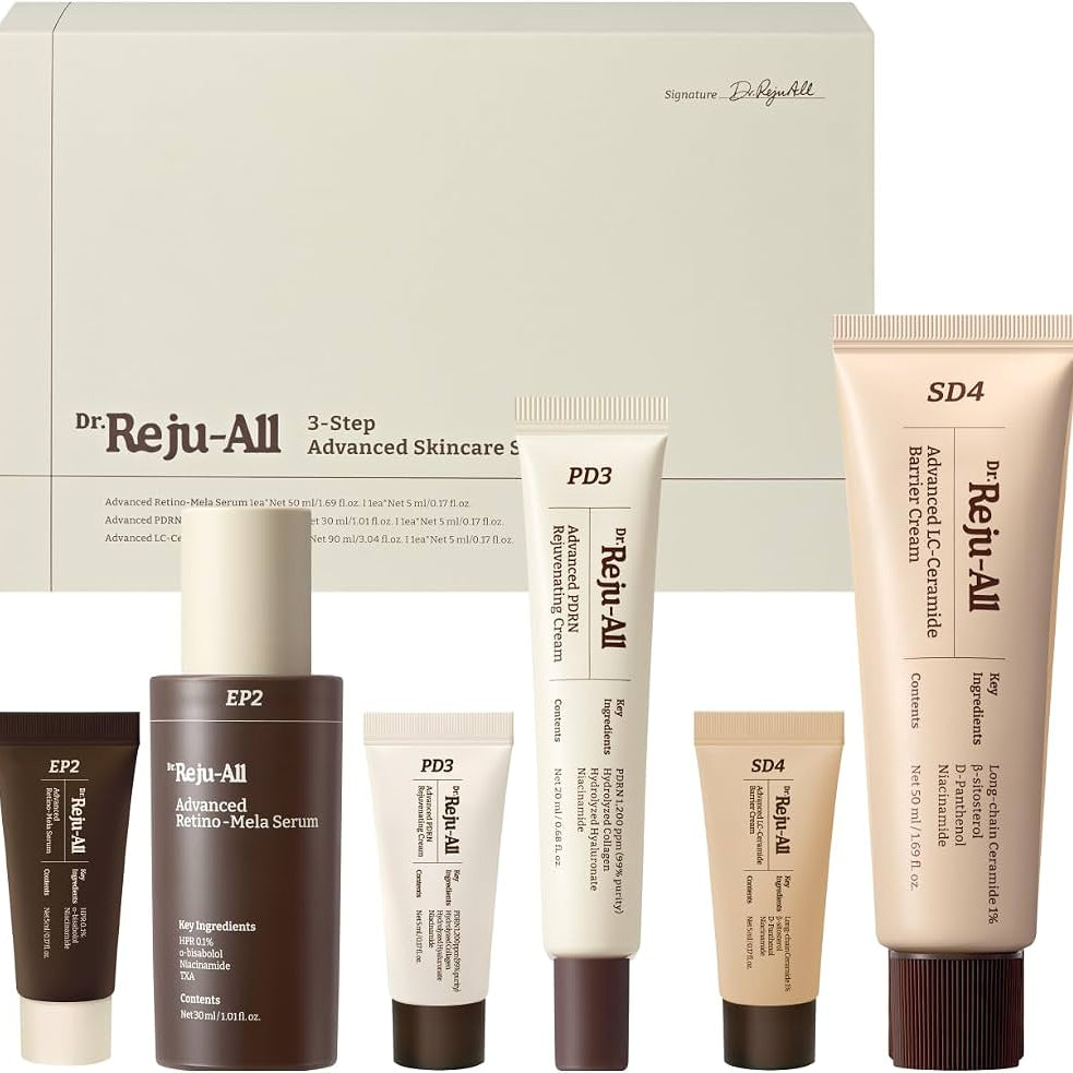 Dr.Reju-All Premium 3-Step Advanced Skincare System Gift Set 1 box