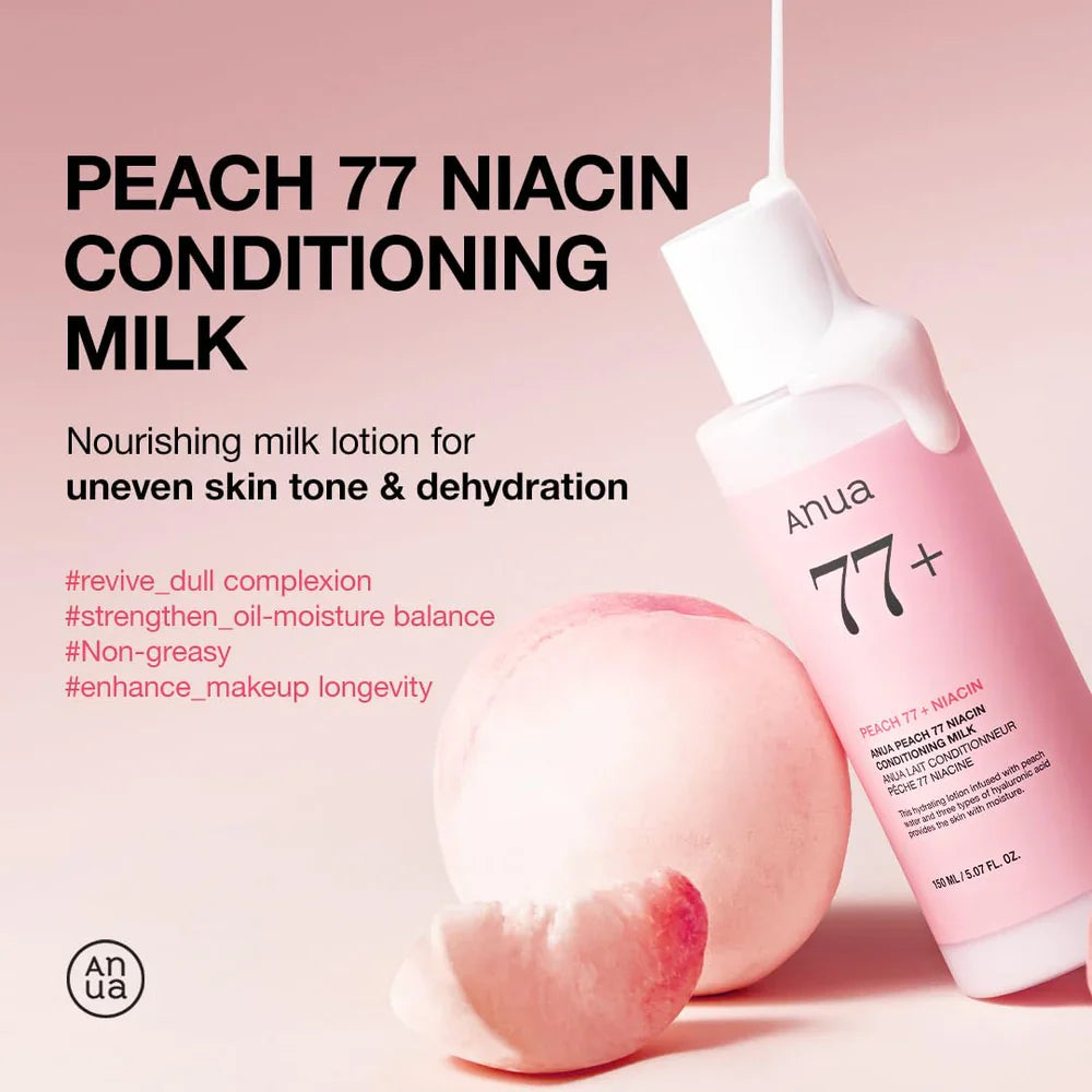 ANUA Peach 77% Niacin Plejemælk 150ml