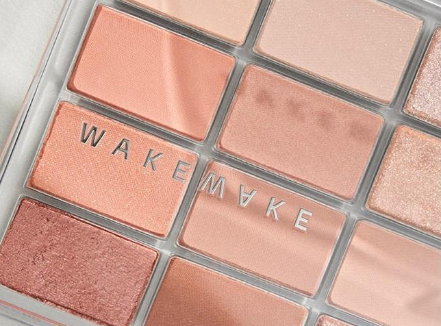 Wakemake Soft Blurring Eye Palette With 16 Colors (#03 Sunset Blurring) 14g