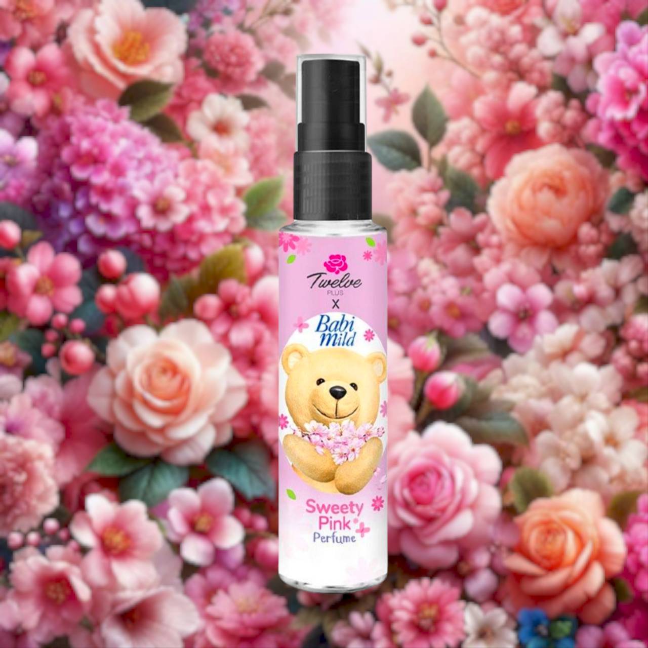 Twelve Plus Sweet Pink Mist Body Hair Perfume 25ml