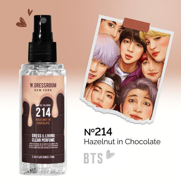 W.DRESSROOM 韓國 衣物居家香氛噴霧 (No.214 可可巧克力拿鐵) 70ml
