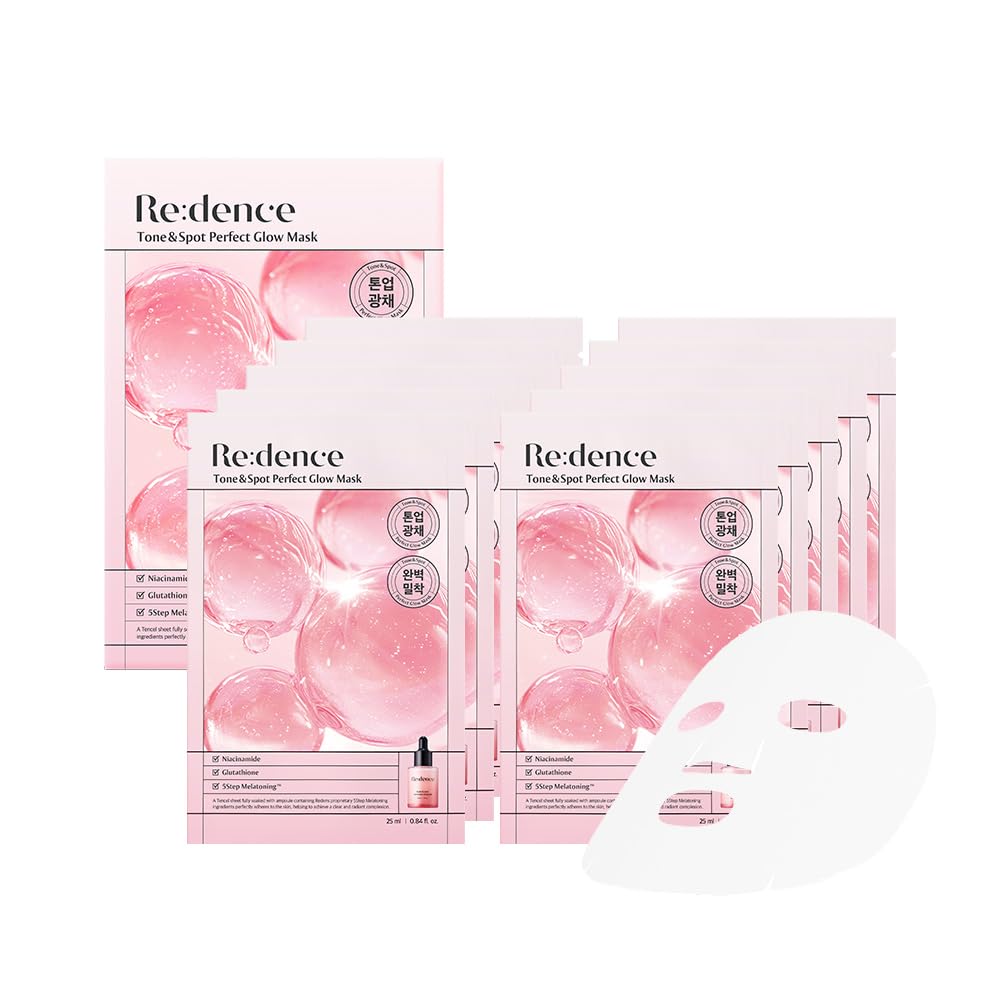 Re:dence Niacinamide Tone & Spot Perfect Glow Mask 25ml x 10