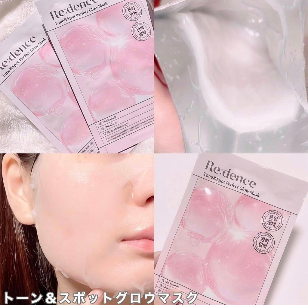 Re:dence Niacinamide Tone & Spot Perfect Glow Mask 25ml x 10