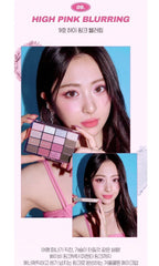Wakemake Soft Blurring Eye Palette With 16 Colors (#09 High Pink Blurring) 14g