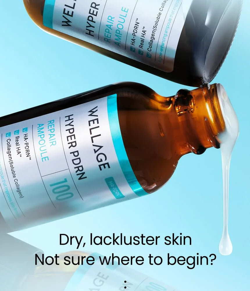 Wellage Hyper PDRN Repair Ampoule (HA-PDRN & Real HA & Collagen) 30ml