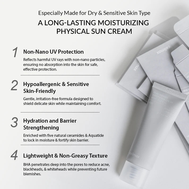 Celimax Dual Barrier Watery Sun Cream SPF50+ PA++++ 40ml
