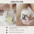 PLU Perfumed Sea Salt Body Scrub (White Blanc) 500g