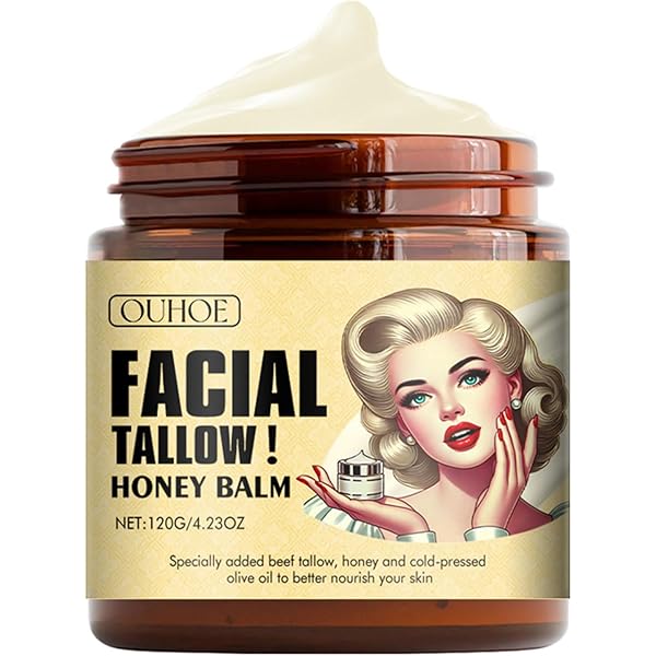 OUHOE Beef Tallow Honey Moisturizing Cream 120g