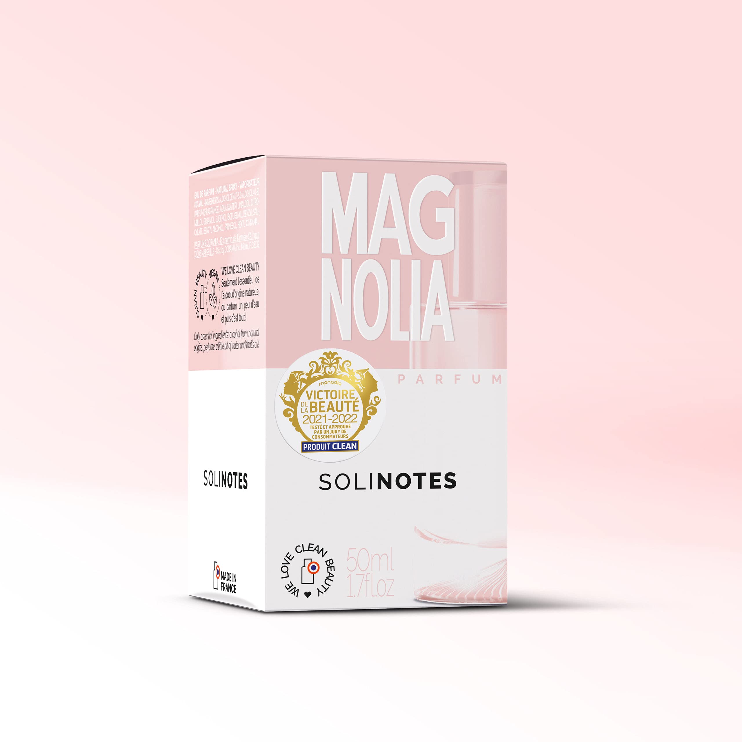 Solinotes Magnolia Floral Vegan Eau de Parfum (Honeysuckle, Syringa & Orange) 50ml