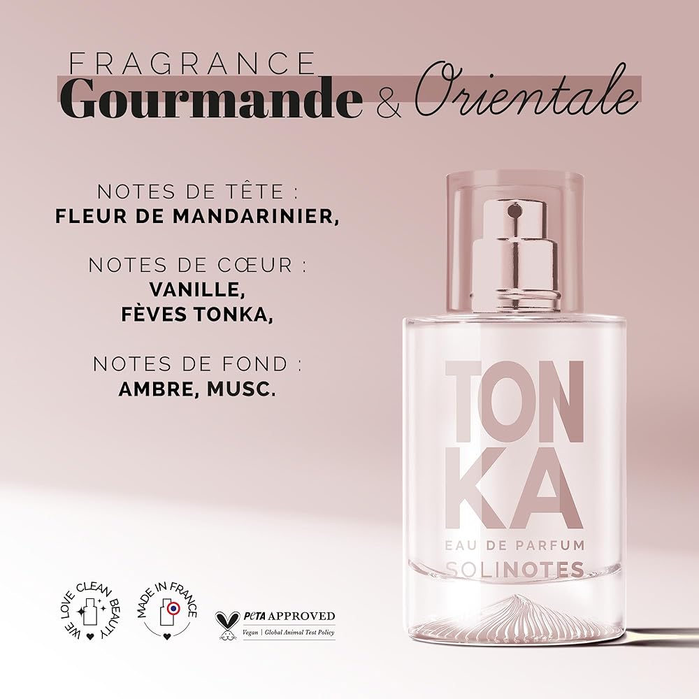 Solinotes Tonka fortifying Vegan Eau de Parfum (Mandarin Blossom) 50ml