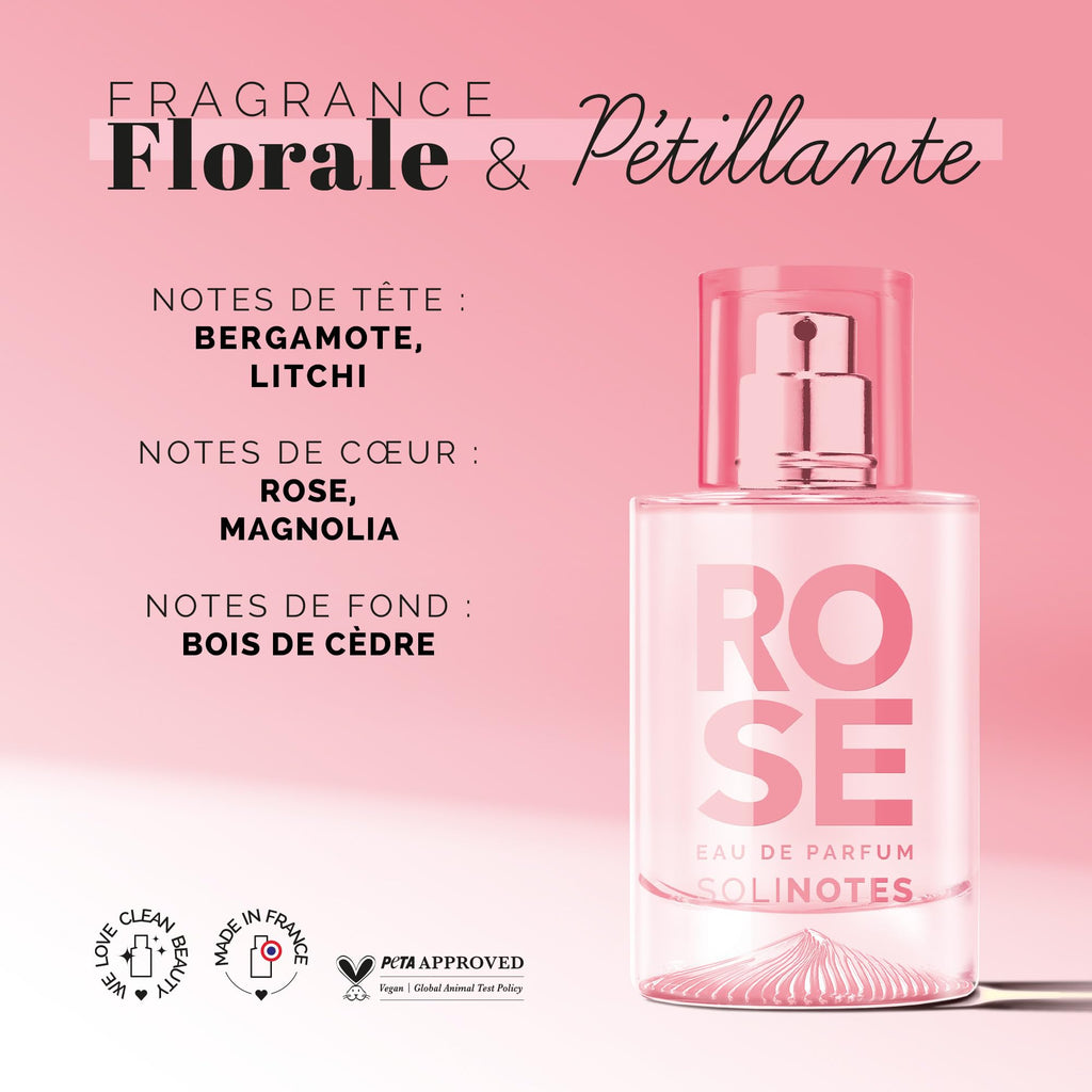 Solinotes Rose Harmonize Vegan Eau de Parfum (Cedarwood) 50ml