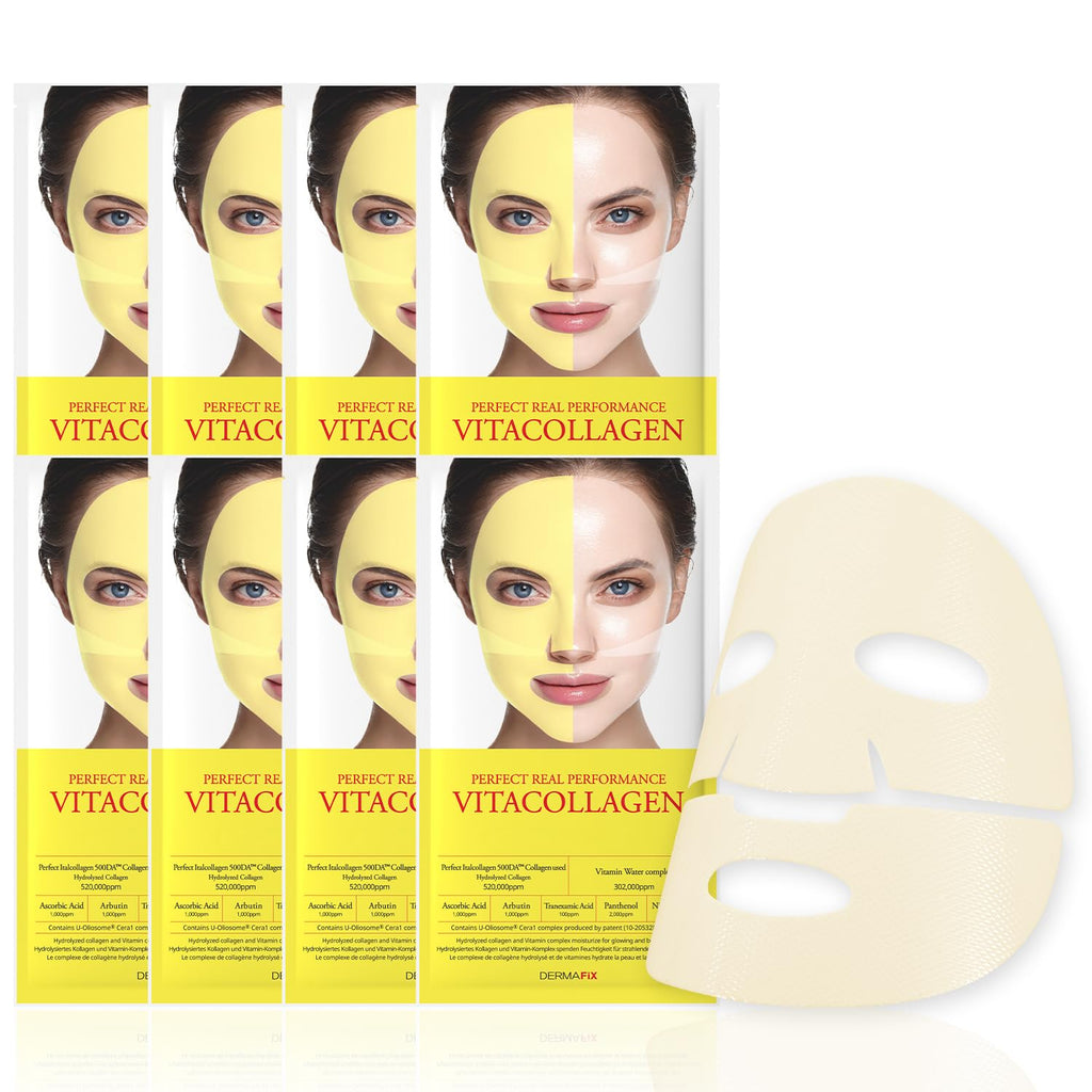 DERMAFiX Perfect Real Performance Real Collagen Mask (Whitening) 8pcs