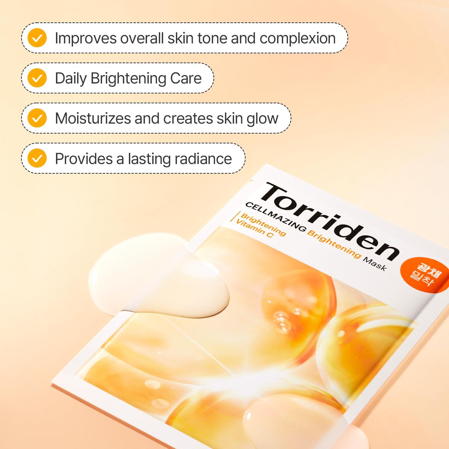 Torriden Cellmazing Vita C Brightening Mask 10ea