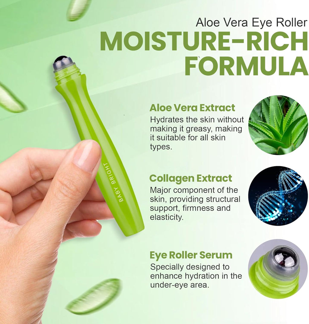 Baby Bright Aloe Vera & Fresh Collagen Eye Roller Serum (Anti Aging) 15ml