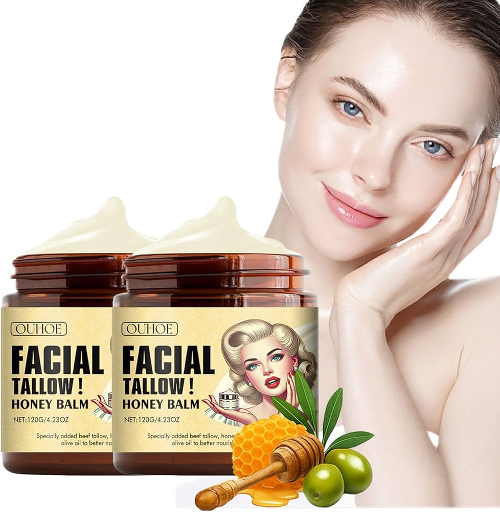 OUHOE Beef Tallow Honey Moisturizing Cream 120g