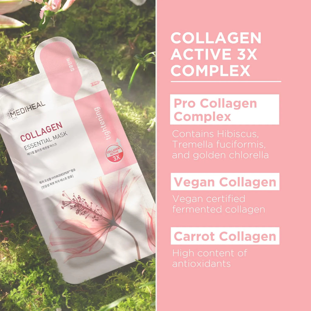 Mediheal Collagen Essential Vegan Mask 10ea