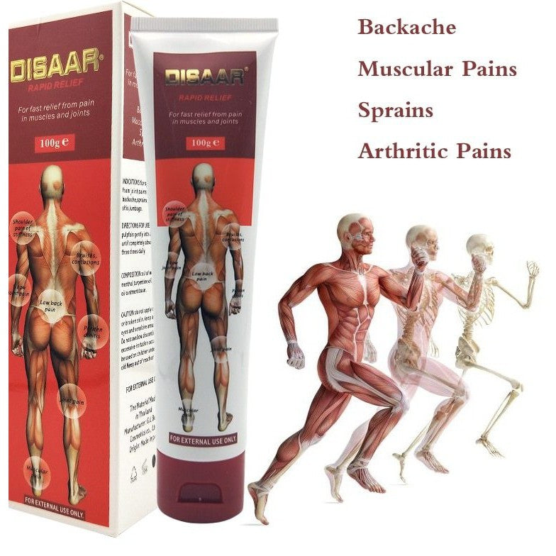 DISAAR Rapid Relax Anti Muscle Pain Plus (Soothing Gel for Muscle Relief) 100g