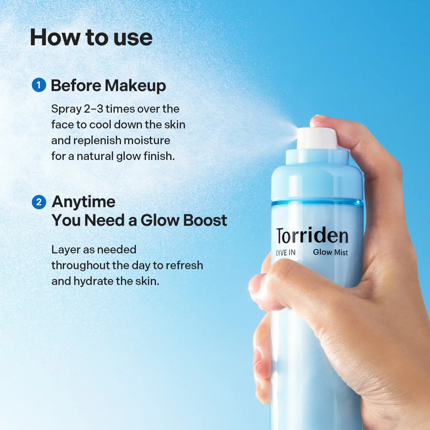 Torriden 5D Hyaluronic Acid & Ceramide Dive In Hydration Glow Mist 120ml