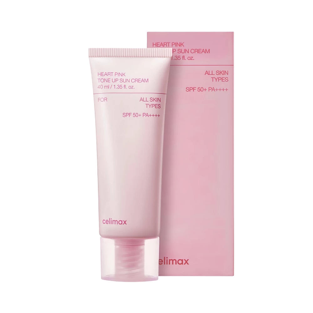 Celimax Heart Pink Tone Up Sun Cream For All Skin Type SPF50+ PA++++ 40ml
