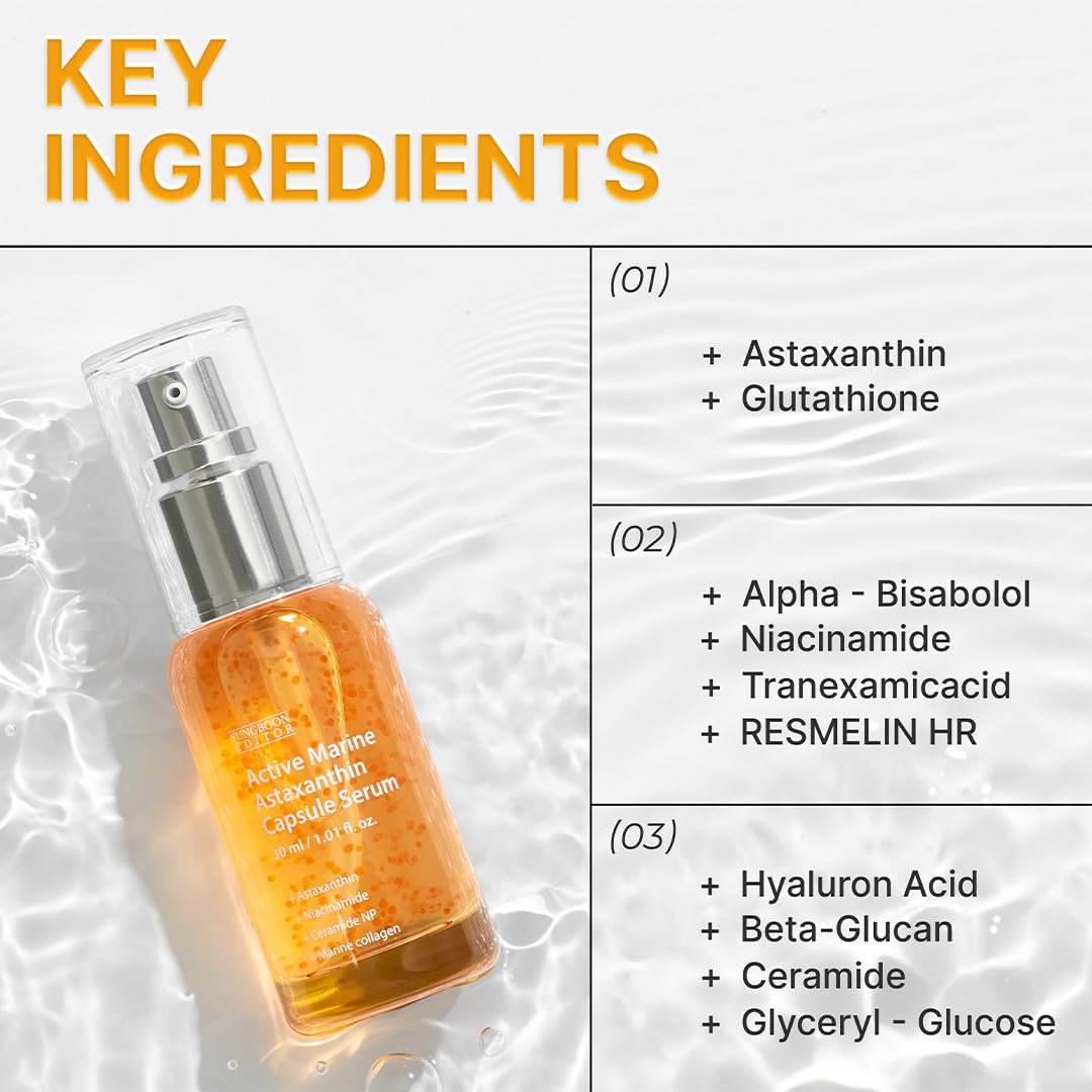 SUNGBOON EDITOR Active Marine Astaxanthin Capsule Serum 30ml