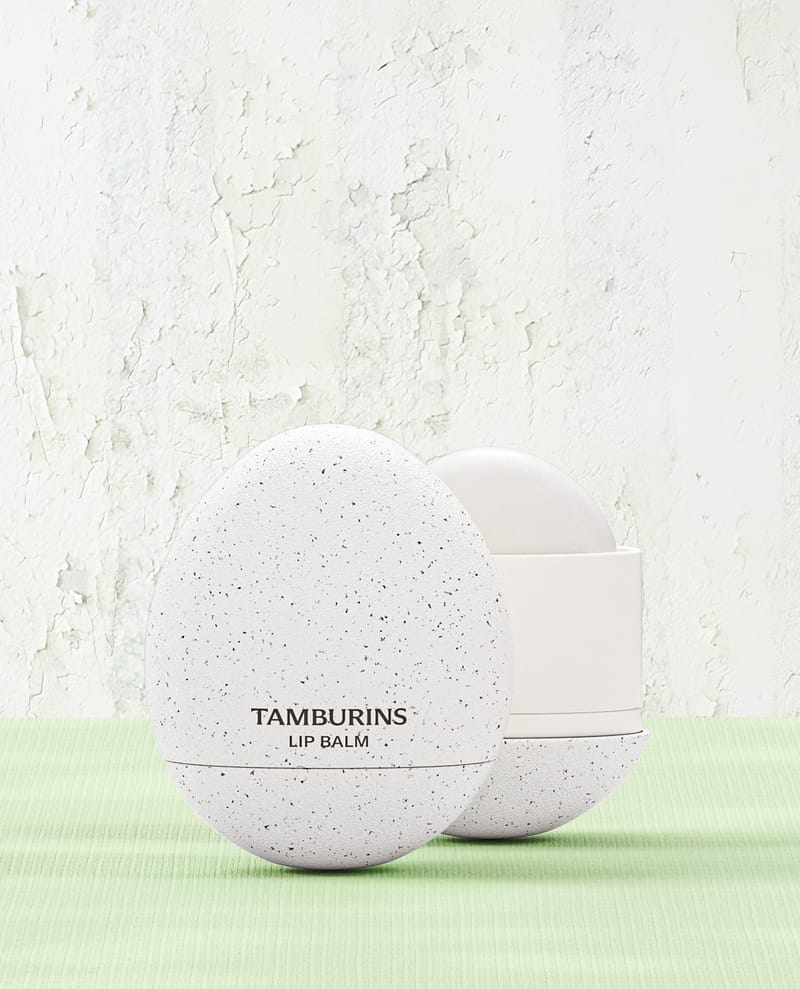 Tamburins Milk Tea Egg Lip Balm (Bergamot & Delicate Black Tea & Coconut) 5g