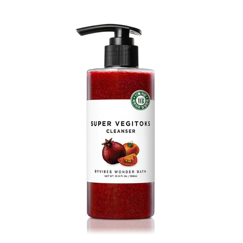 Wonder Bath Super Vegitoks Tomato Foam Deep Cleanser 300ml