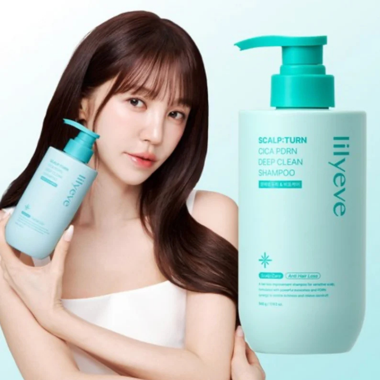 【Value Set】Lilyeve Cica PDRN Deep Clean Shampoo 500ml + Brush Ampoule 100ml