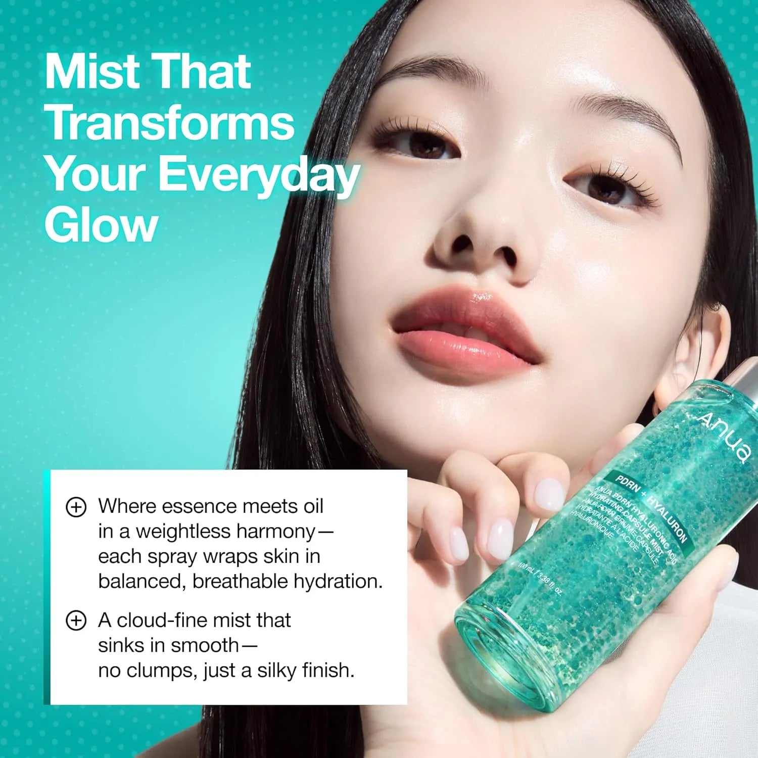 ANUA PDRN Hyaluronic Acid Hydrating Capsule Mist 100ml