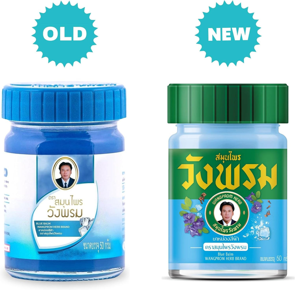 WANG PROM Thai Herbal Massage Blue Balm (Reduce Varicose Veins) 50g
