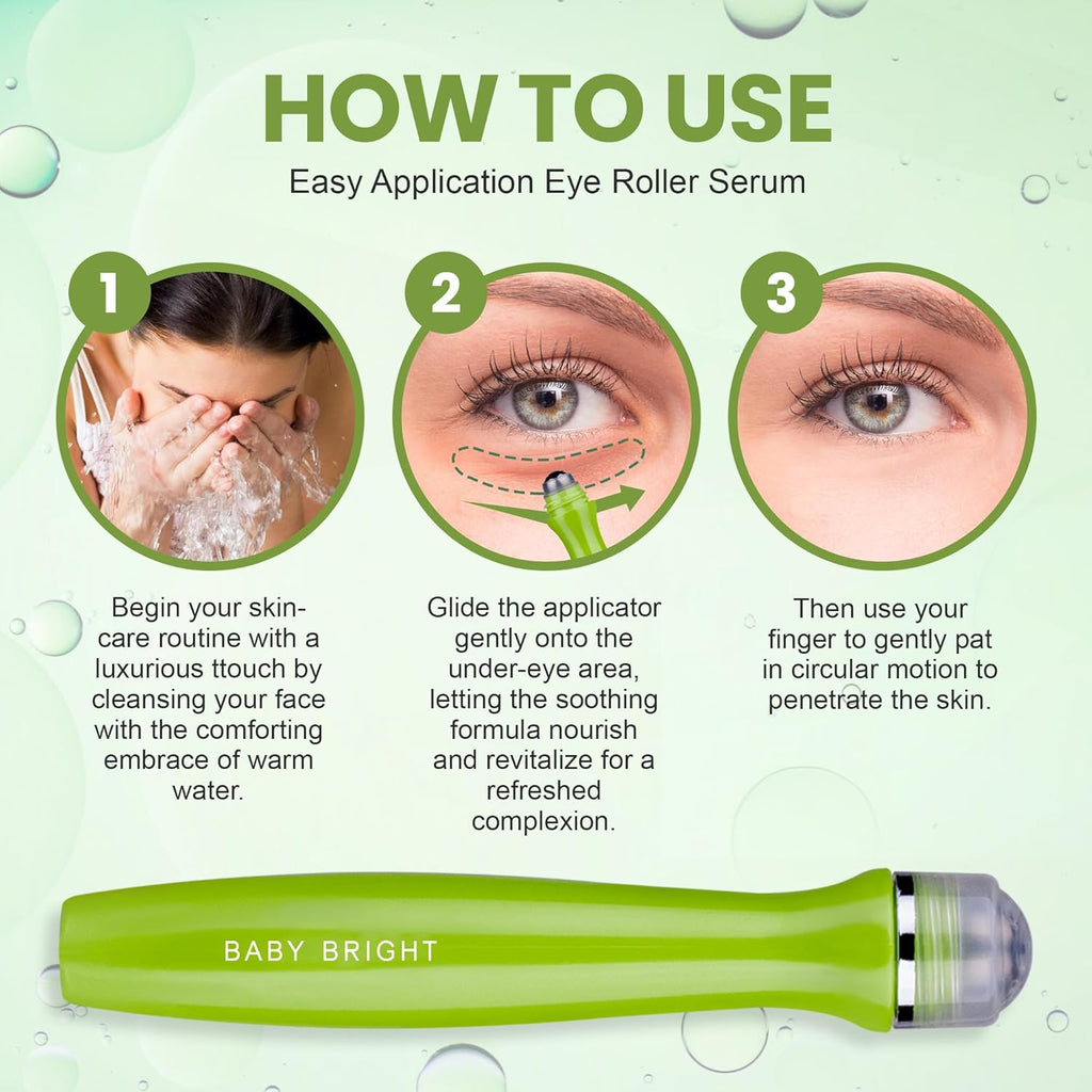 Baby Bright Aloe Vera & Fresh Collagen Eye Roller Serum (Anti Aging) 15ml