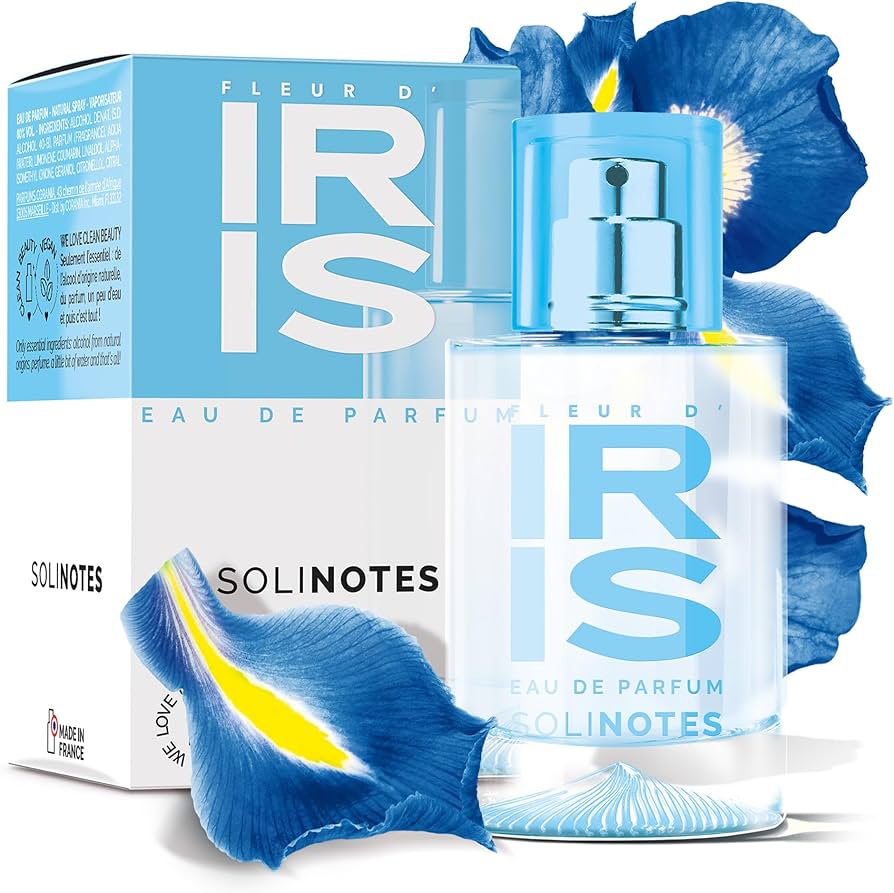 Solinotes Iris Beneficial Powers Vegan Eau de Parfum (Woods, Musk & Absolute Tonka Bean) 50ml