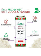 Snake Brand Cooling Prickly Heat Classic Original Body Powder 140g
