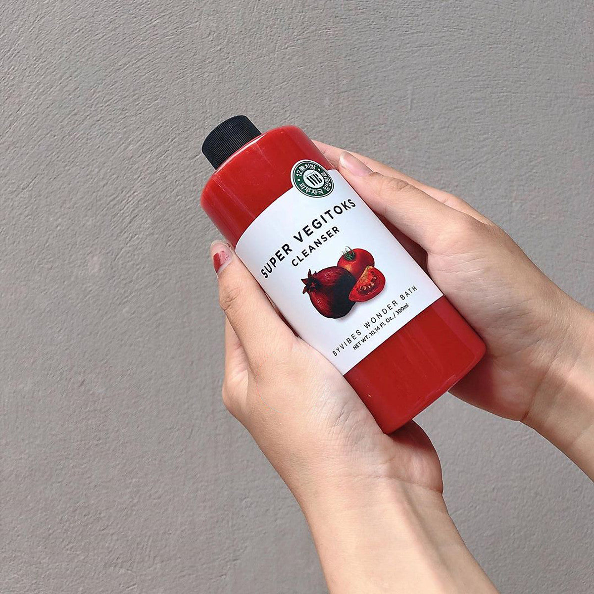 Wonder Bath Super Vegitoks Tomato Foam Deep Cleanser 300ml
