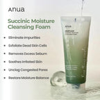 ANUA Heartleaf Succinic Moisture Cleansing Foam 150ml