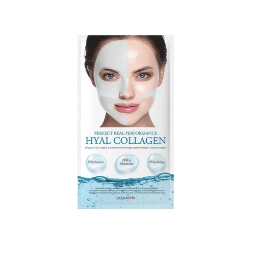 DERMAFiX Collagen + HA Perfect Real Performance Hyal Mask 8ea