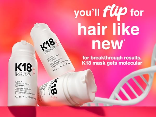 K18 Biomimetic Hairscience Leave-in Molecular Repair Hair Mask 50ml
