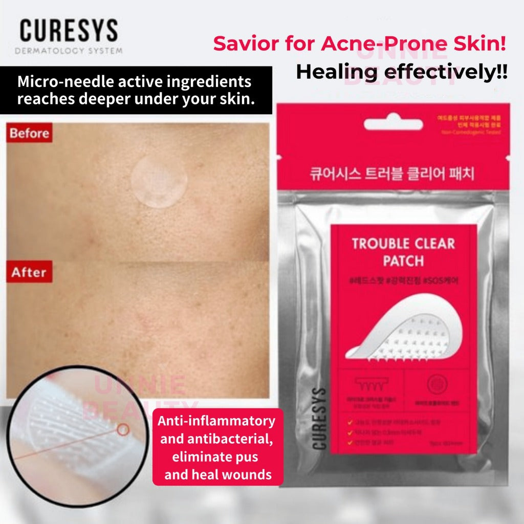 CURESYS Trouble Clear Needle Patch (14mm) 9ea