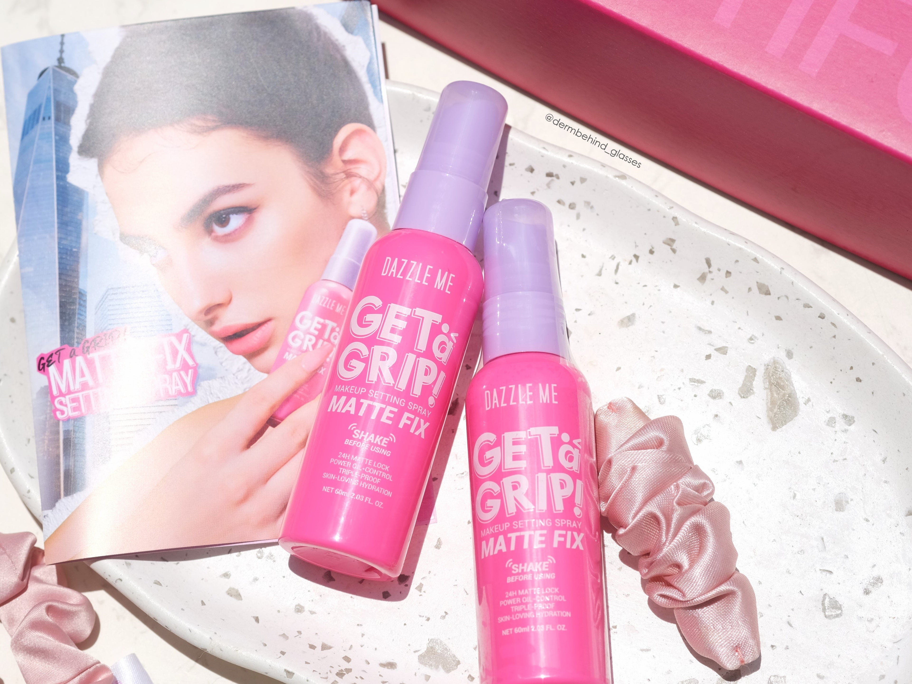 Dazzle Me Get A Grip Makeup Setting Spray Matte Fix 60ml