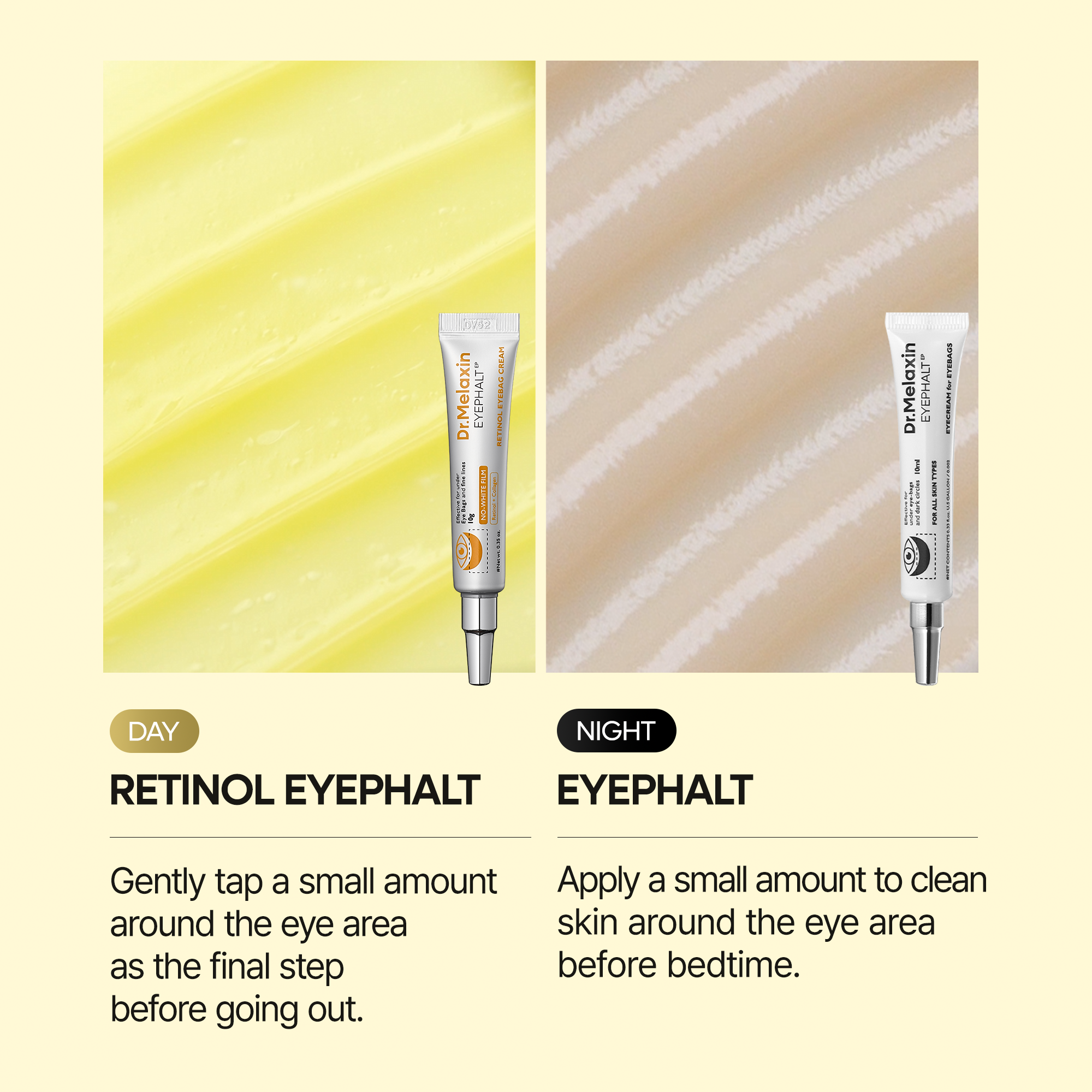 Dr.Melaxin Eyephalt Retinol Eyebag Day Cream (For All Skin Types) 10g