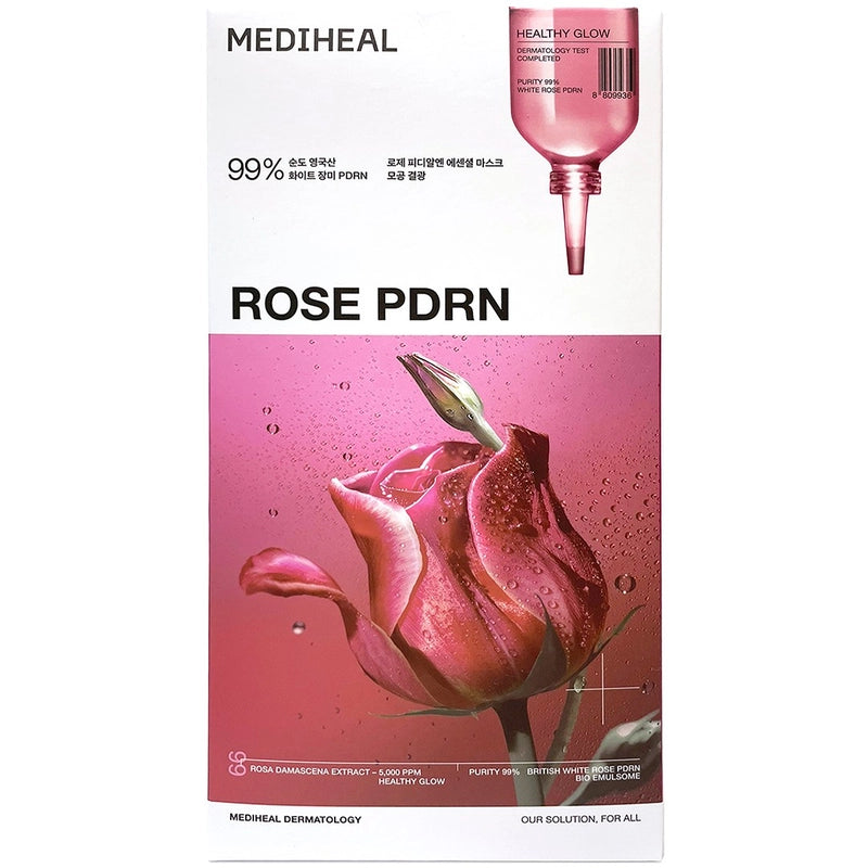 Mediheal 韓國 玫瑰PDRN 健康光澤精華面膜(緊緻) 10片