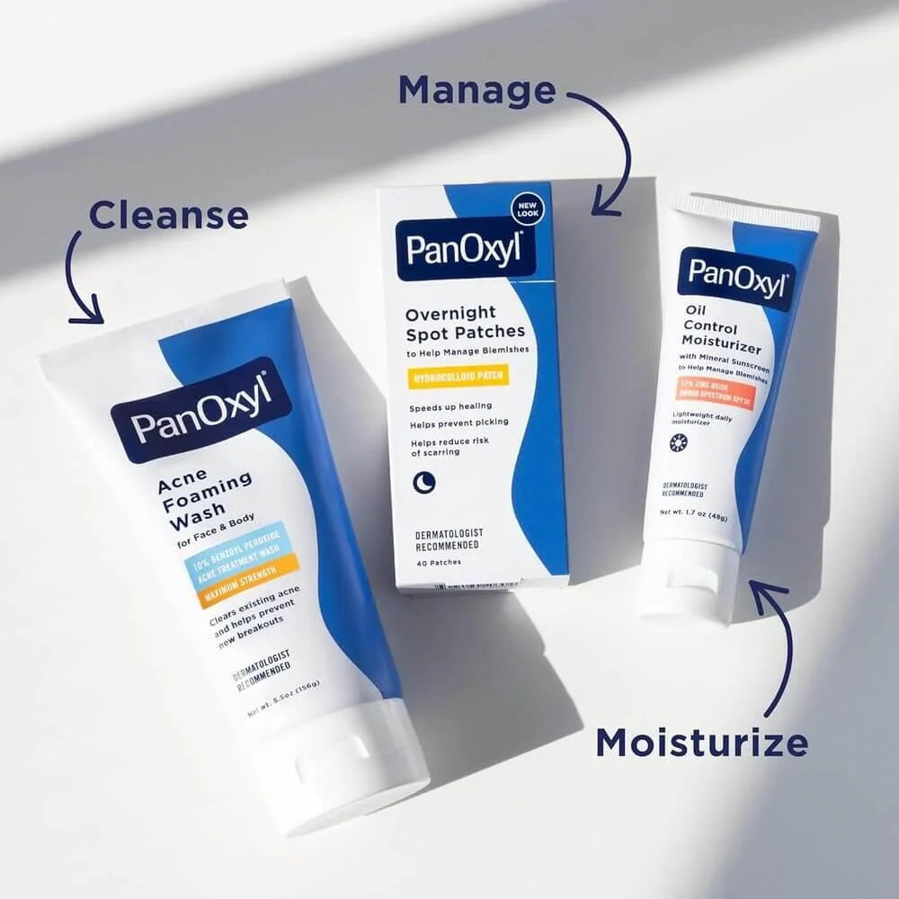 PanOxyl 抗痘控油 淨膚泡沫潔面乳 156g
